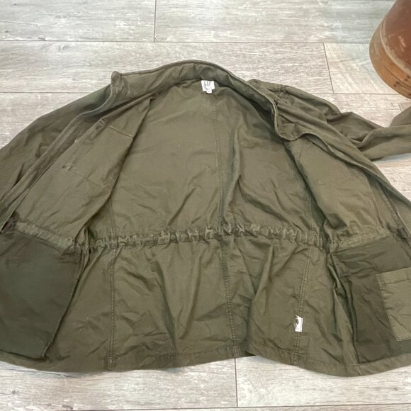 Gap M-65 Men's Size XXL Green Army Military Utility Cargo Field Coat - Picture 4 of 9